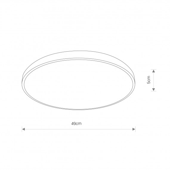 AGNES ROUND LED 8208 Plafon Nowodvorski Lighting