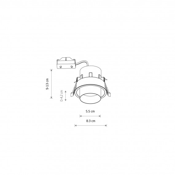 MONO SLIDE 10801 Lampa sufitowa Nowodvorski Lighting