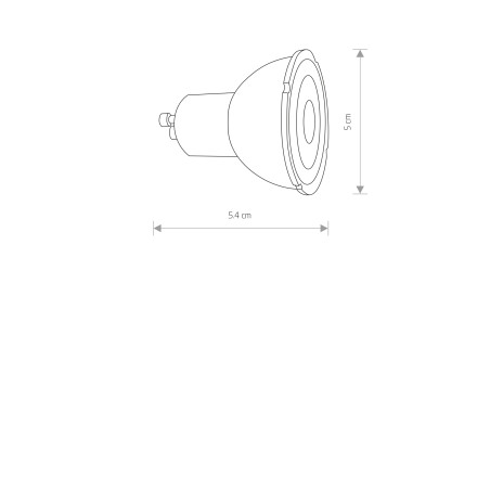 REFLECTOR LED, GU10, R50, 7W, DIMMABLE 10995 Nowodvorski Lighting